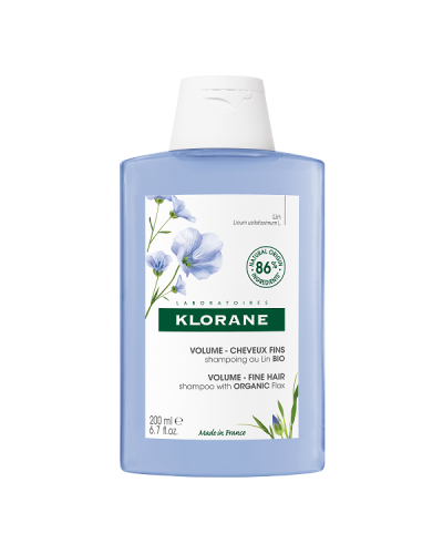 KLORANE Szampon organicznym Lnem, 200ml 