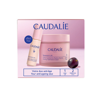 Caudalie Zestaw Resveratrol-Lift Krem Kaszmir 50 ml + Serum 10 ml
