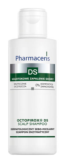 Pharmaceris DS OCTOPIROX® Dermatologiczny sebo-micelarny szampon enzymatyczny, 125ml