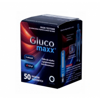 Glucomaxx test paskowy, 50 sztuk