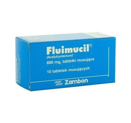 FLUIMUCIL FORTE x 10 tabletek musujących