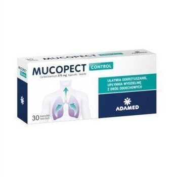 MUCOPECT Control 375mg x 30 kapsułek twardych