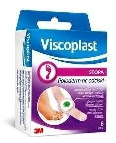 VISCOPLAST Plastry na odciski z kwasem salicylowym x 6 sztuk