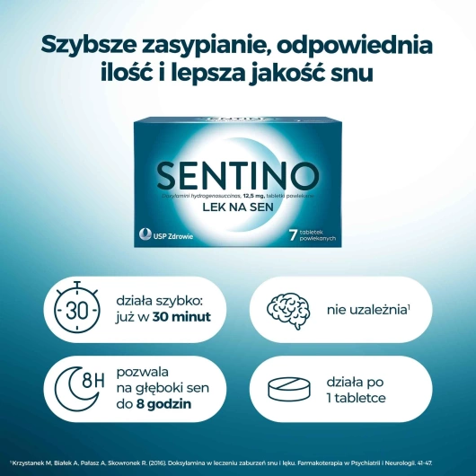 Sentino tabletki powlekane, 12,5mg x 7 sztuk 