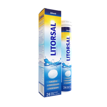 ZDROVIT LITORSAL, 24 tabletki musujące