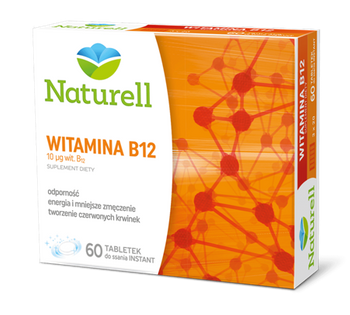 NATURELL Witamina B12, 60 tabletek do ssania