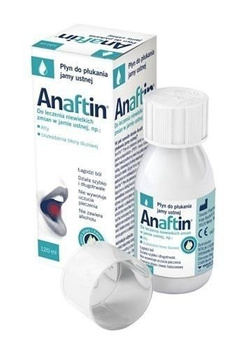 ANAFTIN płyn do płukania jamy ustnej 120 ml