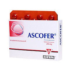 ASCOFER 23,2 mg x 50 tabletek powlekanych