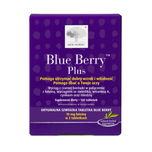 Blue Berry Plus, 120 tabletek