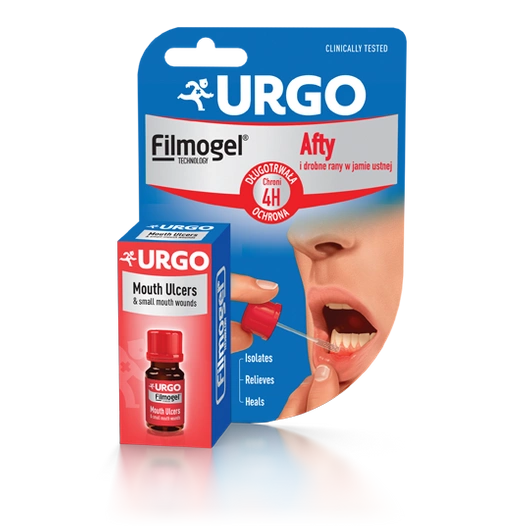 Urgo Afty i drobne rany w jamie ustnej żel, 6 ml