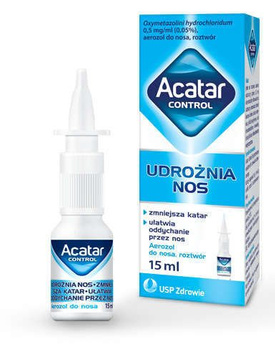 ACATAR CONTROL aerozol do nosa 15 ml