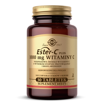 Solgar Ester-C Plus 1000 mg, 30 tabletek