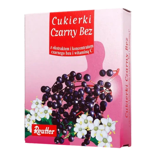 Reutter Cukierki Czarny bez, 50 g