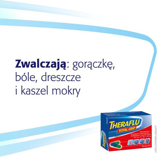 THERAFLU TOTAL GRIP, 16 kapsułek