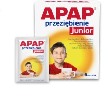 APAP Przeziębienie Junior, 6 saszetek