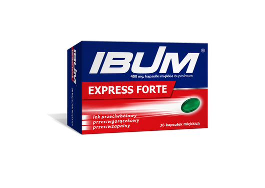 IBUM EXPRESS FORTE 400 mg, 36 kapsułek