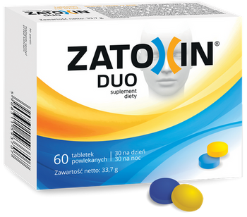 Zatoxin duo tabletki powlekane, 60 sztuk