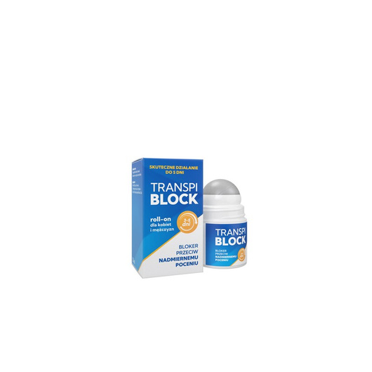 Transpiblock Roll-on bloker przeciw nadmiernemu poceniu, 50ml