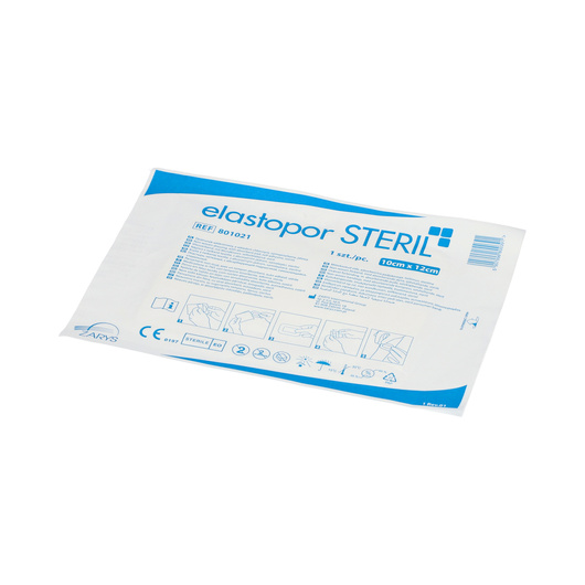 Elastopor Steril Opatrunek włókninowy samoprzylepny z wkładem chłonnym 10 cm x 12 cm, 30 sztuk