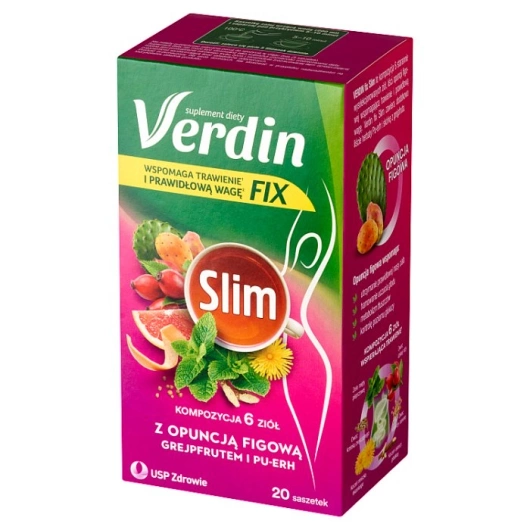 Verdin Fix Slim, 20 saszetek.