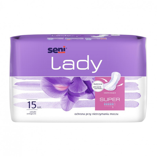 Seni Lady Super Wkładki urologiczne, 15 sztuk