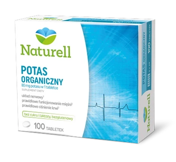 NATURELL Potas organiczny, 100 tabletek