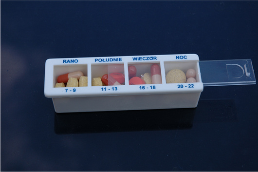 EL-Comp Kasetka do leków mini 4 pory dnia