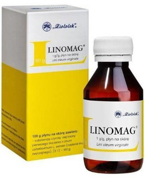 LINOMAG płyn do stosowania na skórę 1 g/g, 90 g