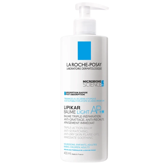 La Roche-Posay Lipikar Ap+ M Baume Light Lekki balsam, 400 ml