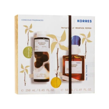 Korres Spread Joy Mountain Pepper Żel pod prysznic + Woda toaletowa