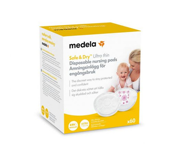 MEDELA Wkładki laktacyjne Ultra Thin, 60 sztuk