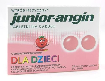 JUNIOR-ANGIN x 24 tabletki do ssania