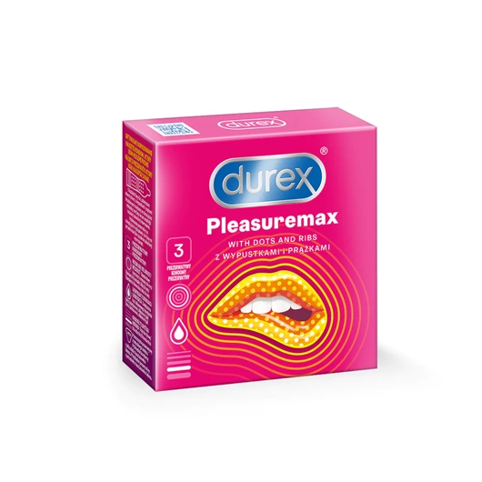 DUREX PLEASUREMAX prezerwatywy x 3 sztuki