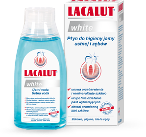 LACALUT WHITE Płyn do higieny jamy ustnej, 300 ml