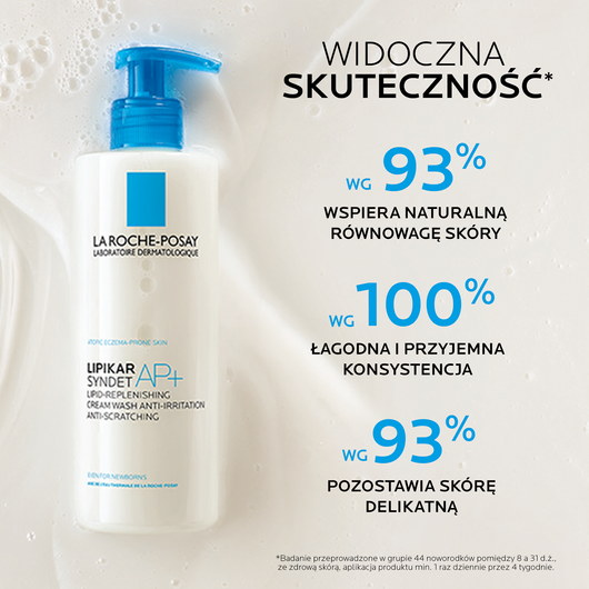 LA ROCHE-POSAY Lipikar Syndet AP+ Ultradelikatny krem myjący do ciała, 400ml