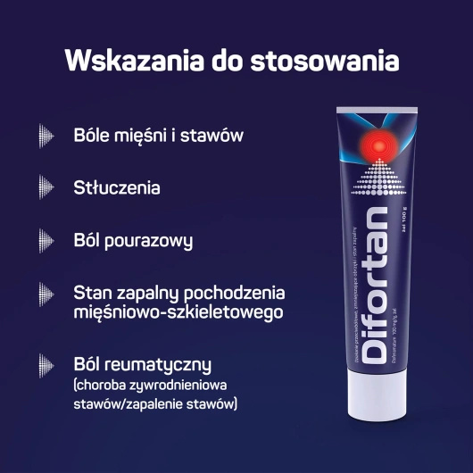 DIFORTAN 100 mg/g żel 100 g