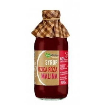 Syrop Dzika Róża Malina syrop, 300 ml
