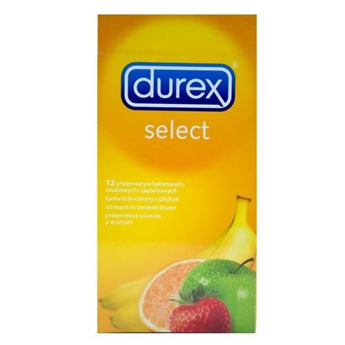 DUREX SELECT prezerwatywy x 12 sztuk