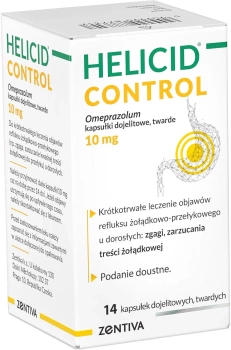 Helicid Control 10 mg, 14 kapsułek dojelitowych