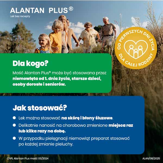 ALANTAN PLUS (20 mg + 50 mg)/ g maść 30 g
