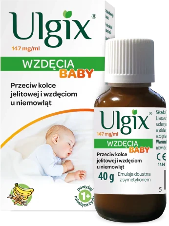 Ulgix Wzdęcia Baby Emulsja doustna, 40 g