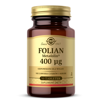 SOLGAR Folian (Metafolin), 50 tabletek