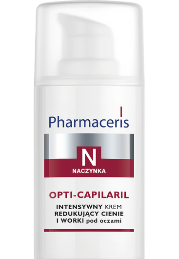 Pharmaceris N Opti-Capilaril Intensywny krem redukujący cienie i worki pod oczami, 15 ml