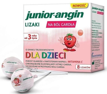 JUNIOR-ANGIN lizaki x 8 sztuk