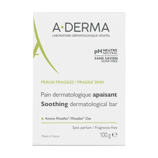 A-Derma Łagodząca kostka dermatologiczna, 100 g