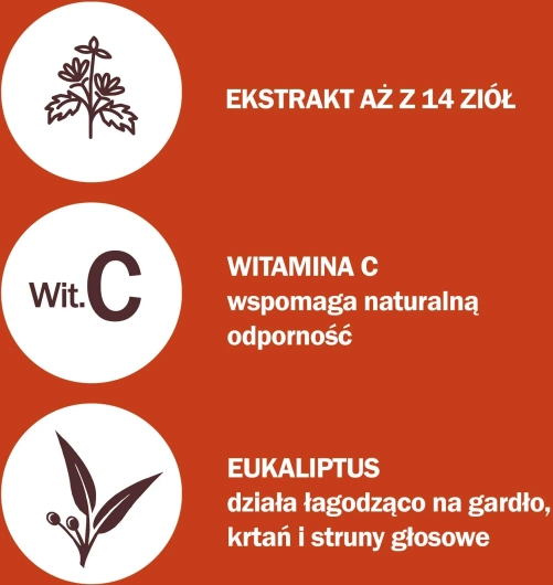HERBITUSSIN KASZEL I GARDŁO x 12 pastylek do ssania