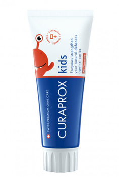 Curaprox Kids Truskawkowa Pasta do zębów bez fluoru, 60 ml