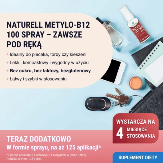 Naturell Metylo-B12 100 Spray, 25 ml