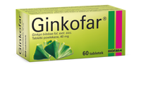 GINKOFAR 40mg, 60 tabletek powlekanych