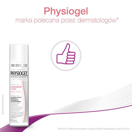 PHYSIOGEL ŁAGODZENIE I ULGA Krem do twarzy, 40ml